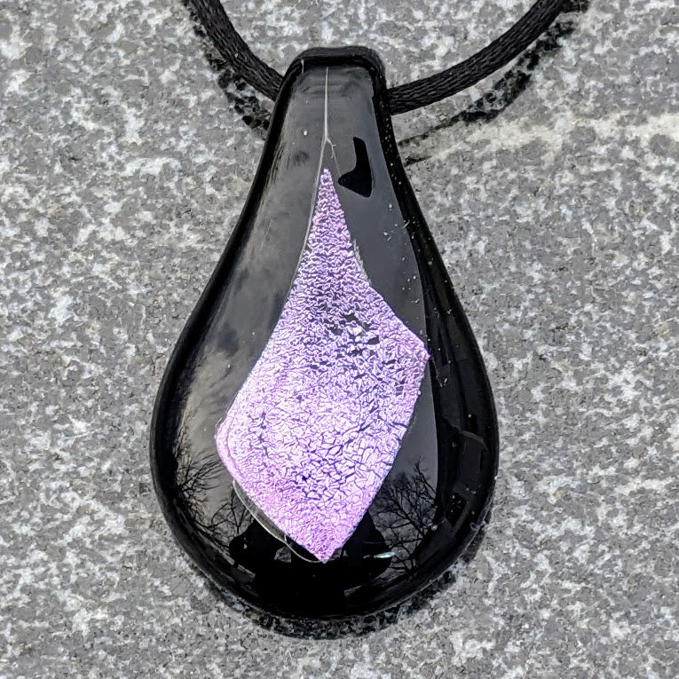 29mm Dichroic Glass Pez Pendant