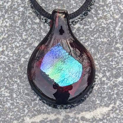 28.5 mm Dichroic Glass Pez Pendant